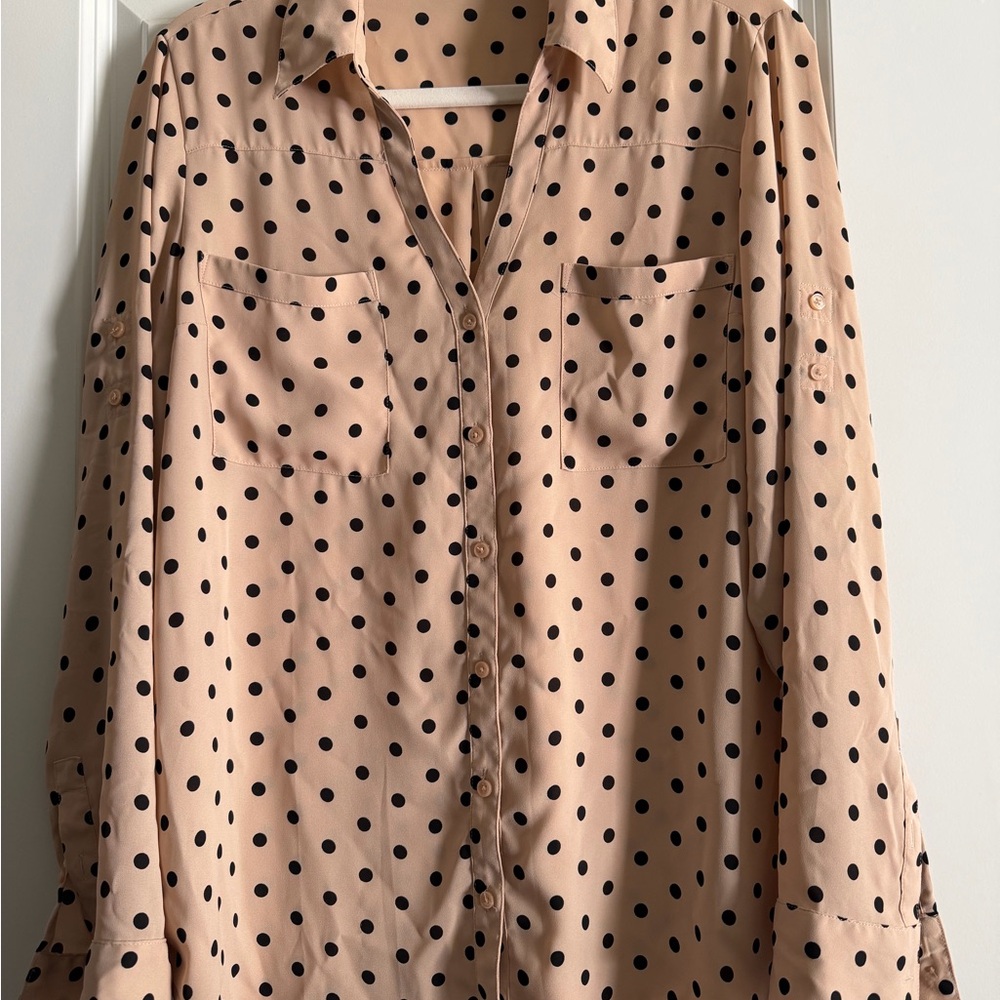 Express Polka Dot Portofino Shirt